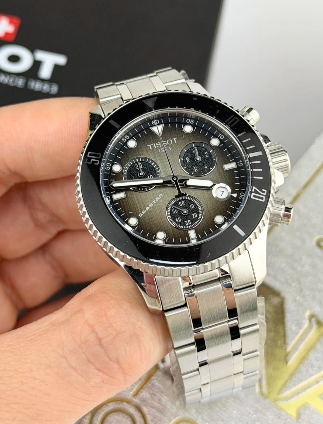 Reloj Tissot Seastar 1000 Mujer T120.217.11.061.00 Original