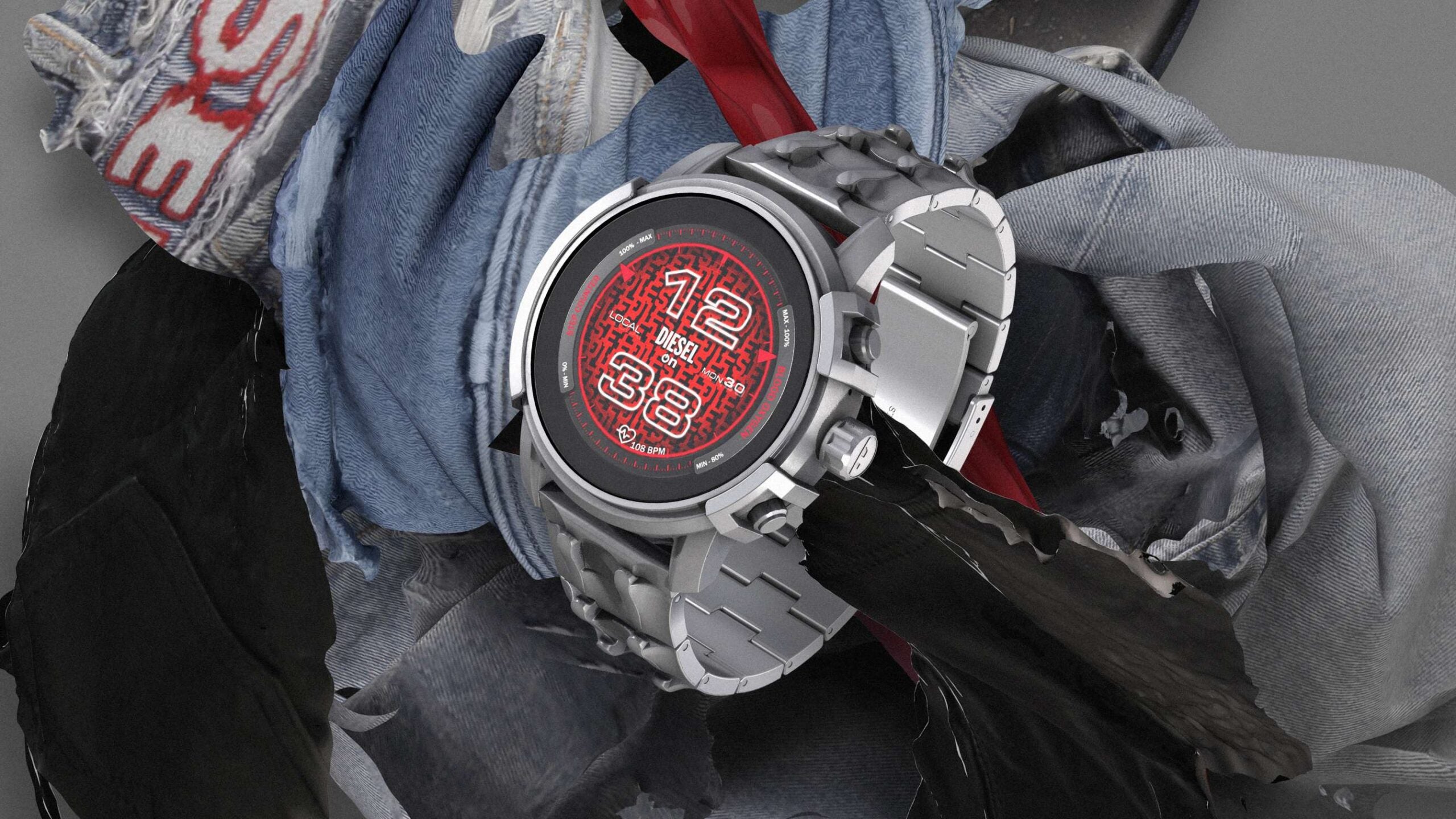 Reloj Diesel Smartwatch Griffed DZT2040 Original