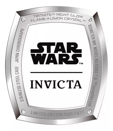 Reloj Invicta Star Wars Jango 43664 Original