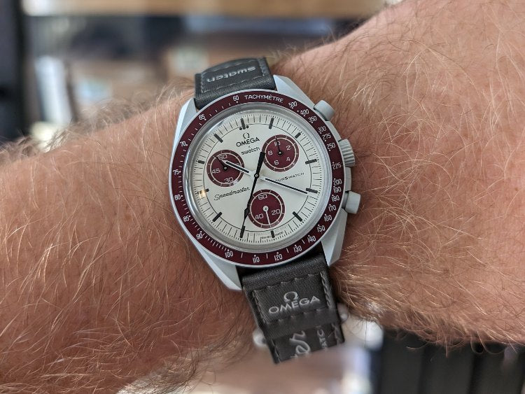 Reloj Swatch x Omega Moonswatch Mission to Pluto SO33M101 Original