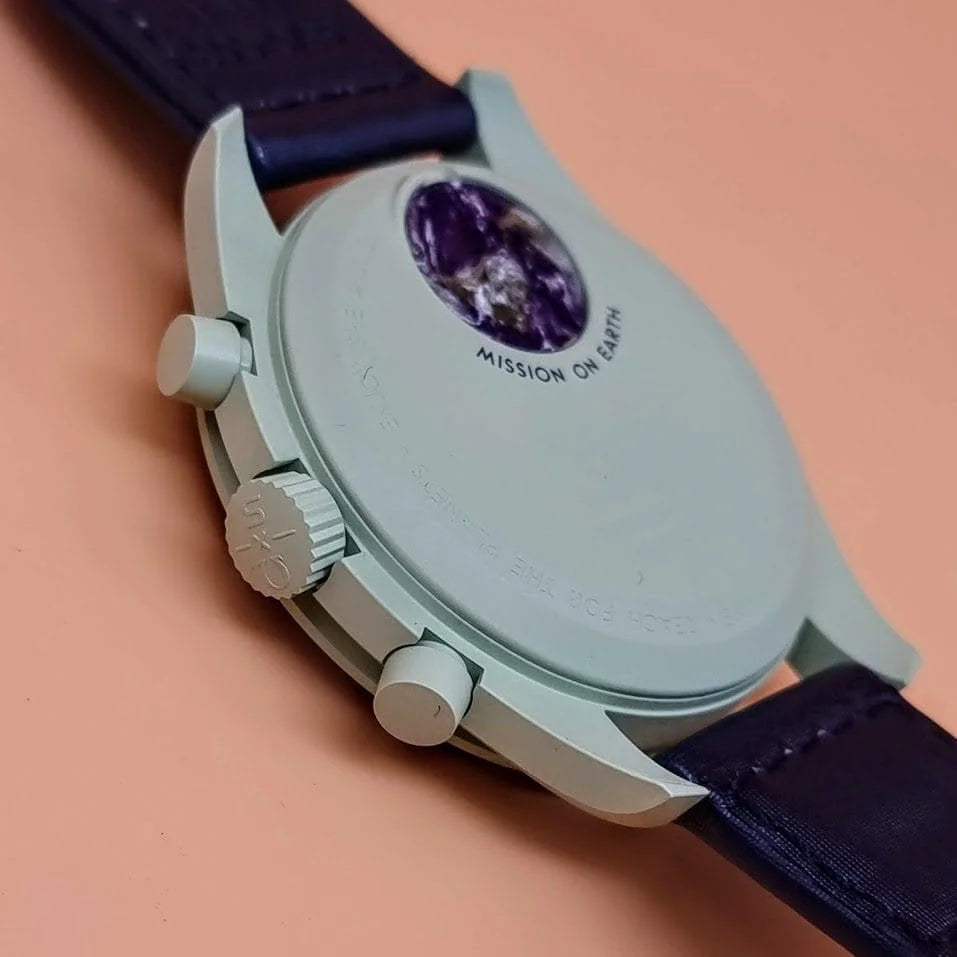 Reloj Swatch x Omega Moonswatch Mission to Eart SO33G100 Original