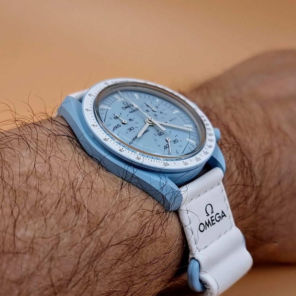 Reloj Swatch x Omega Moonswatch Mission to Uranus SO33L100 Original