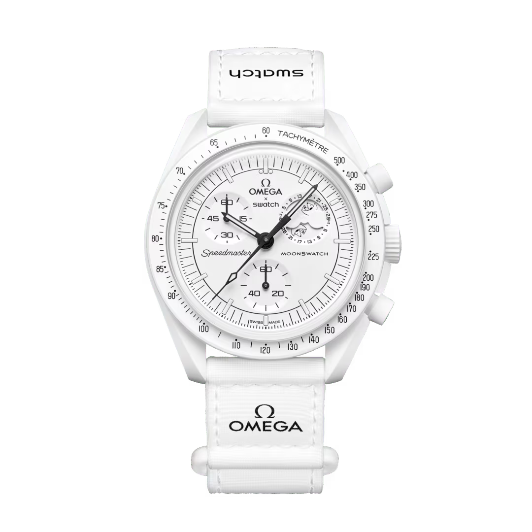 Reloj Swatch x Omega Moonswatch Mission To Moonphase Snoopy SO33W700 Original