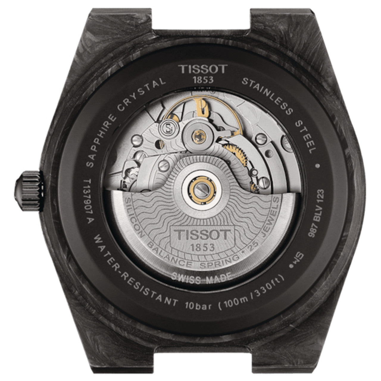 Reloj Tissot PRX Carbon T137.907.97.201.00 Original