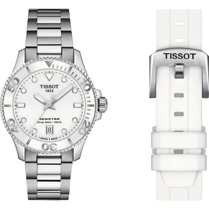 Reloj Tissot Seastar 1000 Mujer T1202101101100 Original