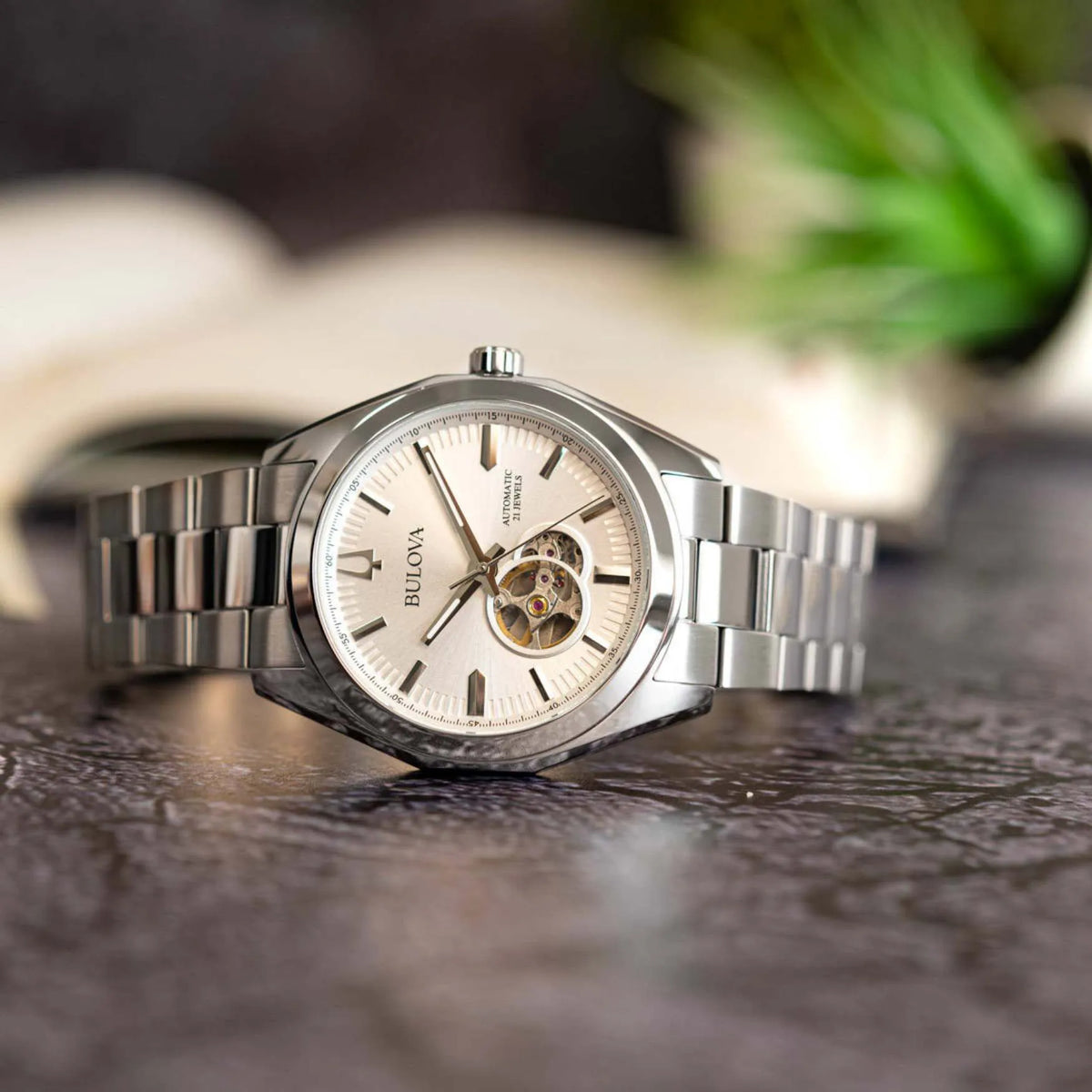 Reloj Bulova Surveyor Automático 96A274 Original