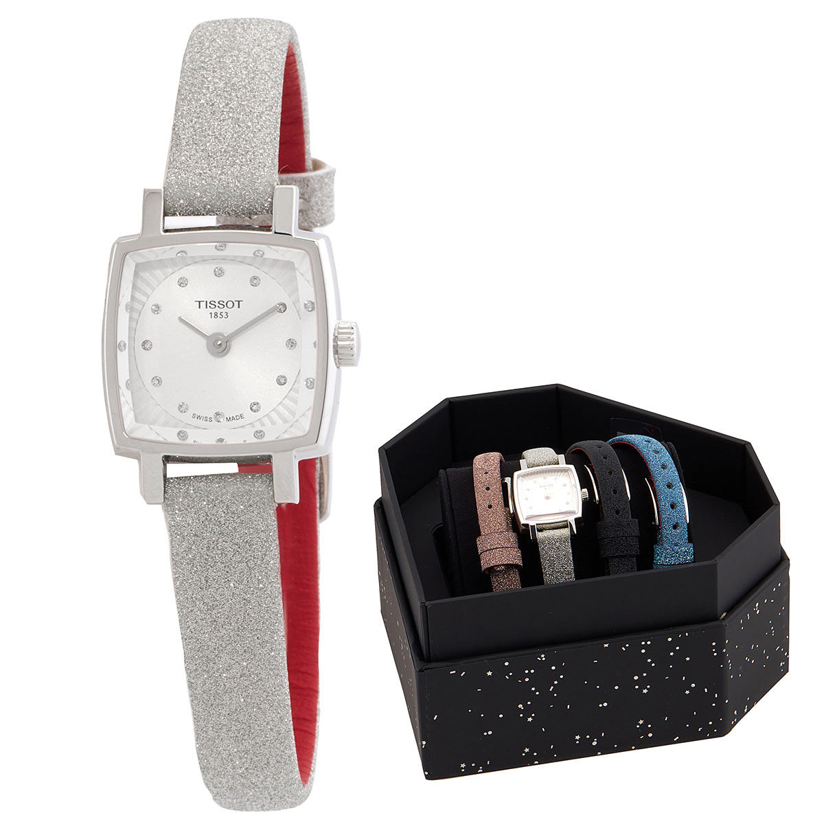 Reloj Tissot Lovely Square Festive Kit T058.109.17.036.02 Original