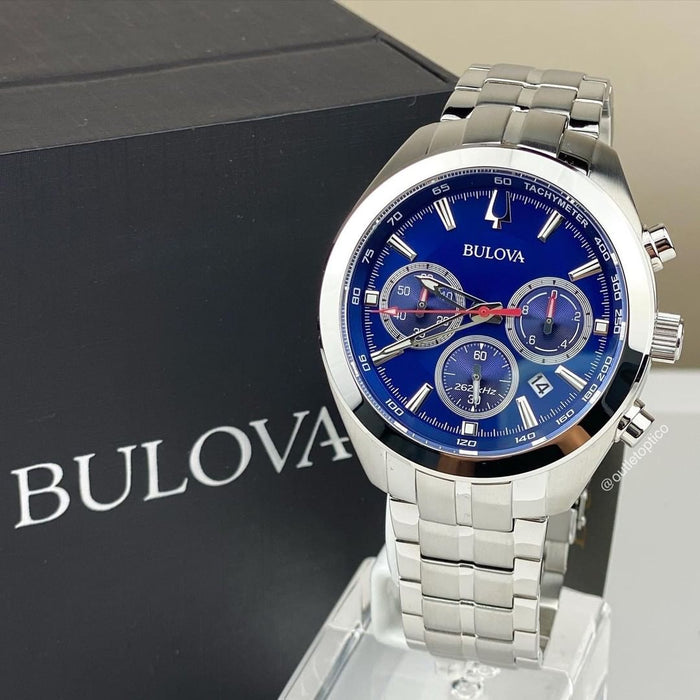 Reloj Bulova Silver-Tone 96B285 Original