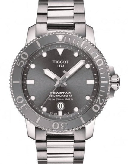 Reloj Tissot Seastar 1000 Powermatic 80 T1204071108101 Original